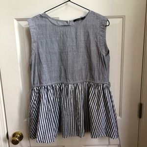 Doe&Rae striped sleeveless top